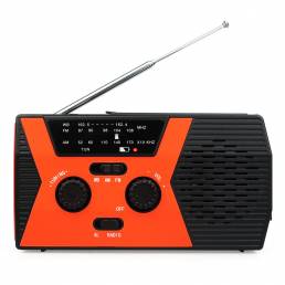 Retekess manivela Solar FM de emergencia digital AM NOAA SOS Radio linterna de lectura Lámpara para la familia cámping a