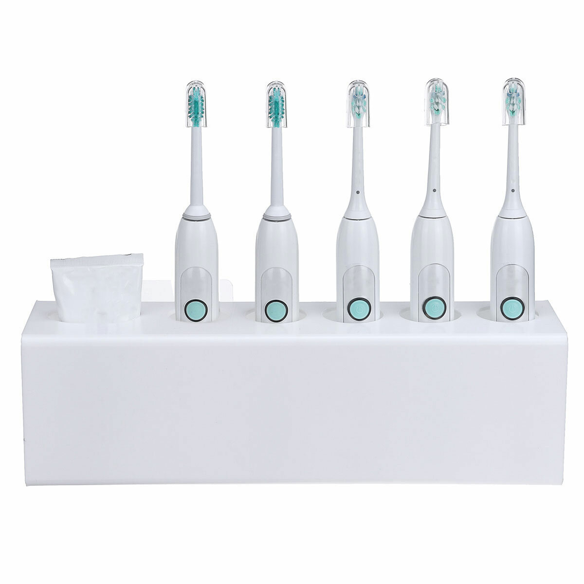 1 Uds soporte para cepillo de dientes eléctrico montado en la pared soporte para pasta de dientes Cuarto de baño Organiz