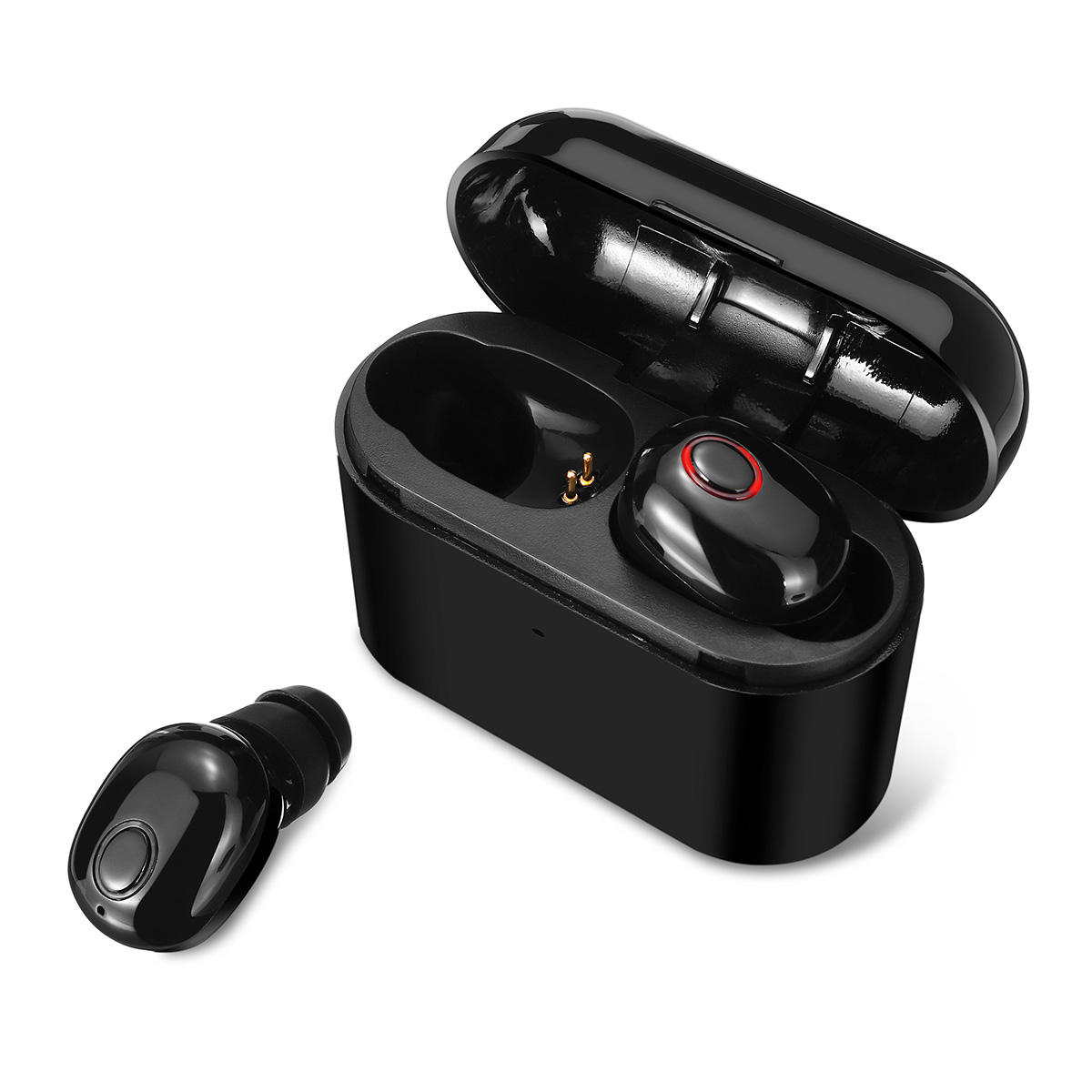[Bluetooth 5.0] Portátil TWS Verdadero Inalámbrico Auricular Mini Estéreo con Cancelación de Ruido Auriculares Deportivo