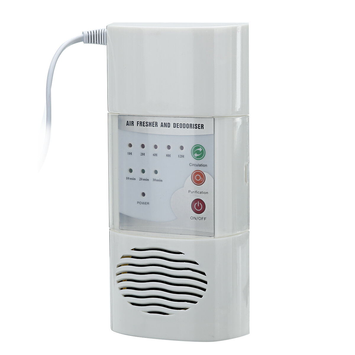Desodorizador de inodoro Purificador de aire Esterilizador de ozono Eliminador de olores para el hogar Cuarto de baño