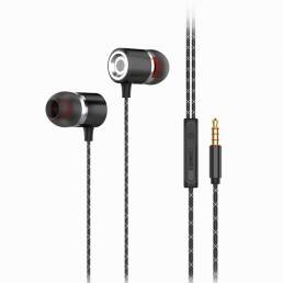 Lenovo H103 Wired Auricular Hifi Metal In-ear Auriculares Auriculares deportivos estéreo con reducción de ruido intelige
