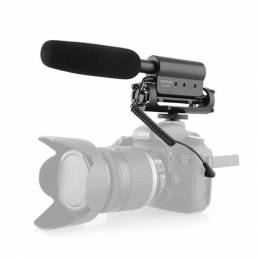 Takstar SGC-598 Condensador universal de entrevista fotográfica Micrófono para video de vlogging de Youtube para DSLR Ni