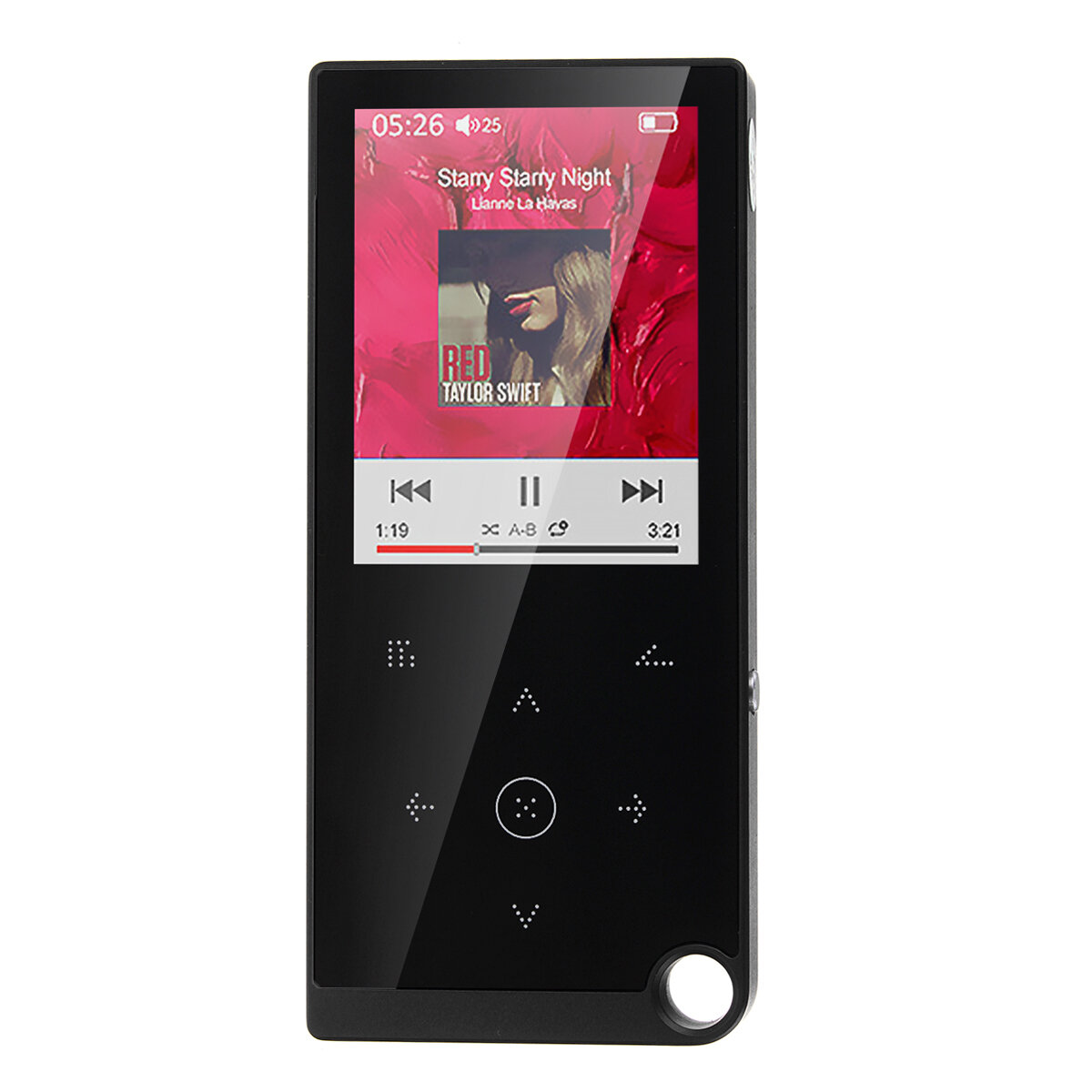 16GB 2.4 pulgadas bluetooth Reproductor de MP3 Altavoz incorporado Reproductor de música HD Grabación Ebook FM Radio