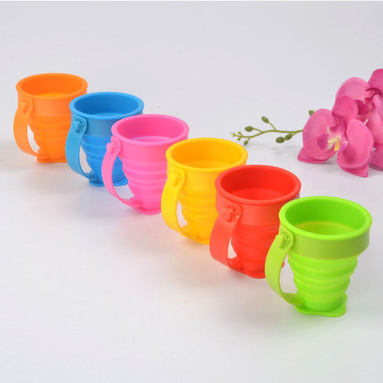 Honana Silicona Plegable Portátil Gel 5 Opciones de Color Portacepillos de dientes Taza de viaje Taza de lavado de bebid