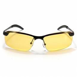 UV400 Hombres Ciclismo Conduciendo Visión Nocturna Polarizada Gafas Sol Gafass